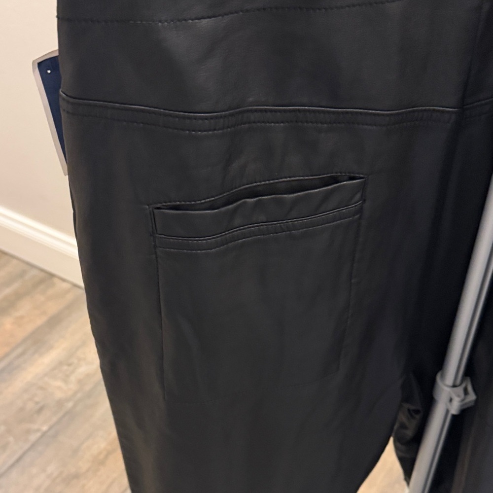 Free People Black leather Overalls - Picture 8 of 11